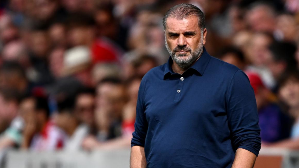 Tottenham manager Ange Postecoglou