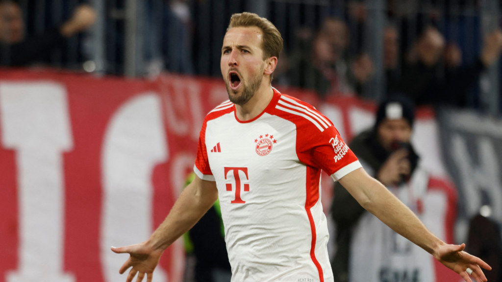 Bayern Munich striker Harry Kane