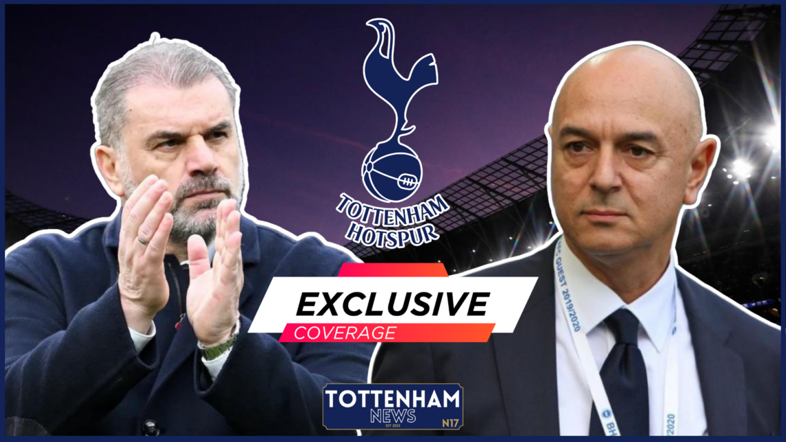 Ange Postecoglou Daniel Levy Tottenham