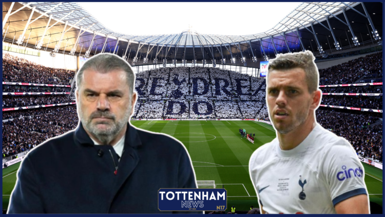 Ange Postecoglou and Giovani Lo Celso at Tottenham