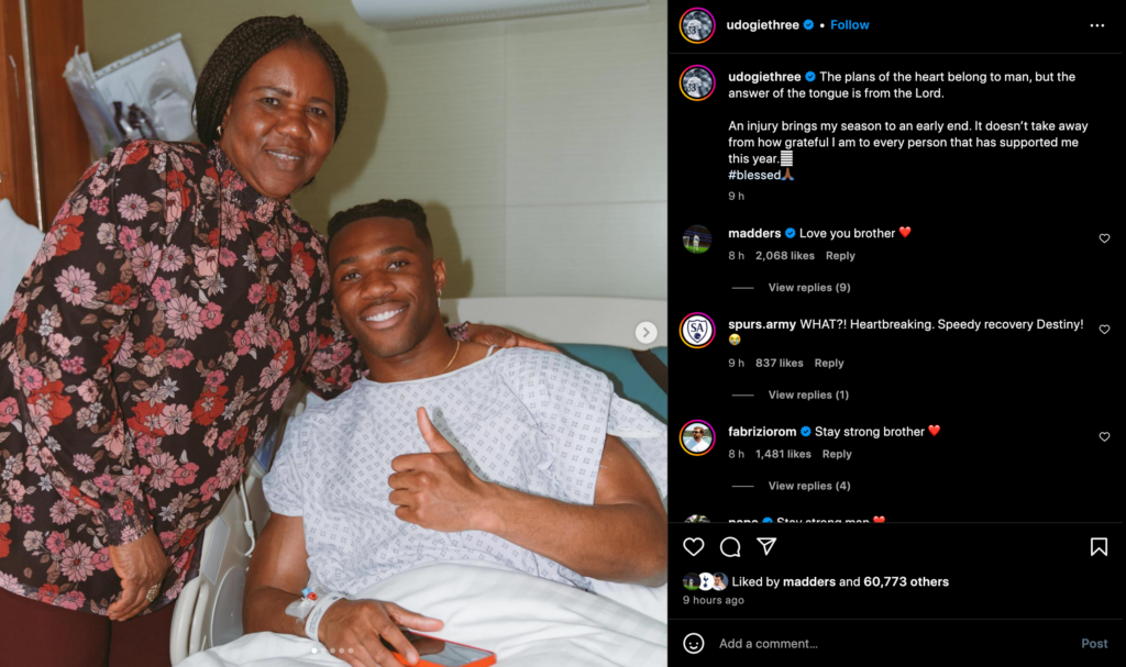 Tottenham, Destiny Udogie