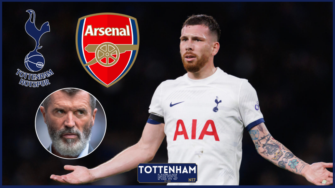 Pierre-Emile Hojbjerg Roy Keane Tottenham Arsenal