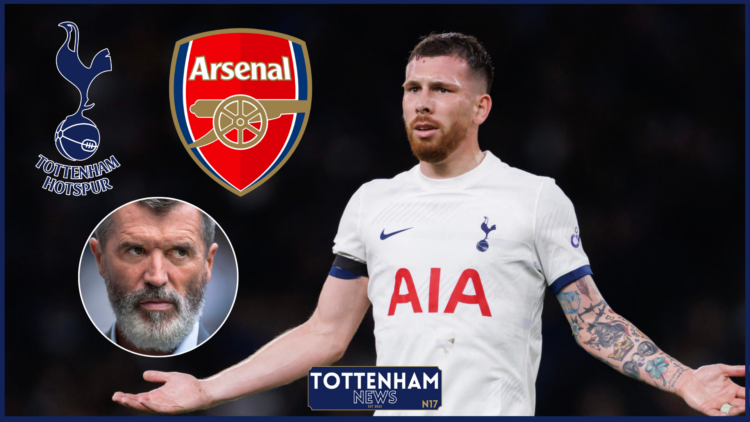 Pierre-Emile Hojbjerg Roy Keane Tottenham Arsenal