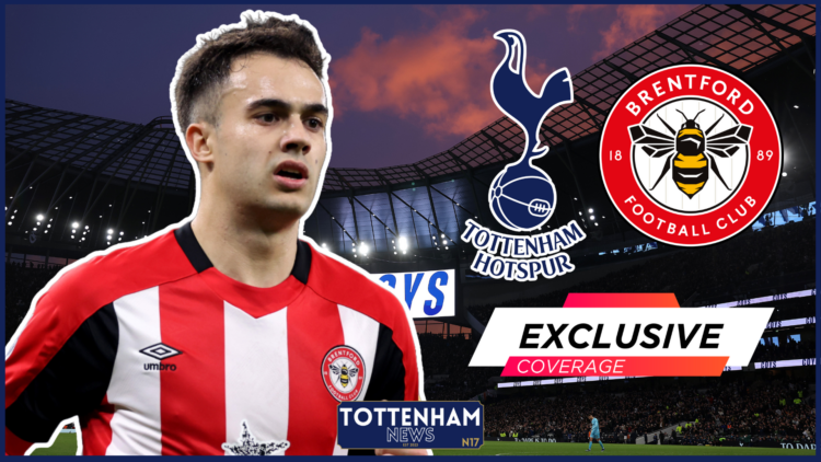 Sergio Reguilon Tottenham Brentford Exclusive
