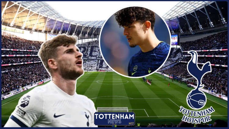 Timo Werner and Jude Soonsup-Bell at Tottenham