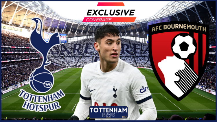 Tottenham Hotspur Stadium, Alejo Veliz, Bournemouth, Tottenham