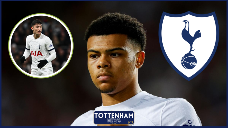 Dane Scarlett, Alejo Veliz, Tottenham crest