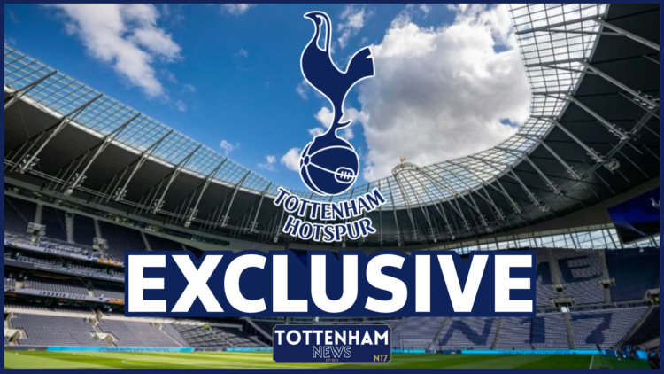 Tottenham badge and stadium