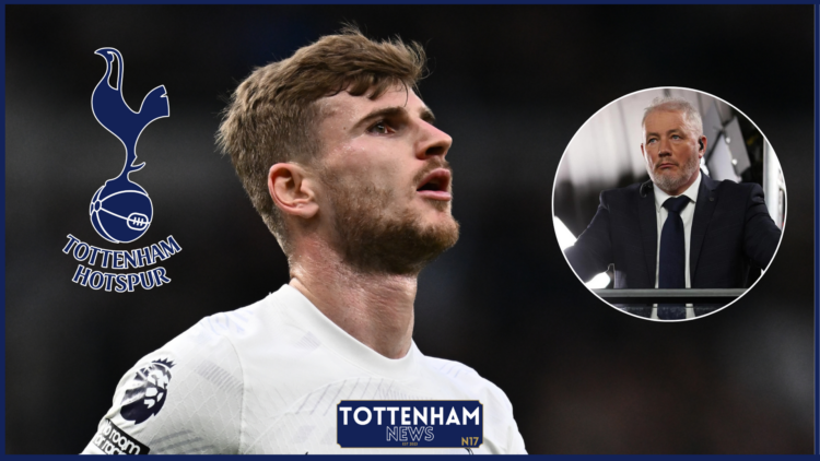 Tottenham Timo Werner Ally McCoist
