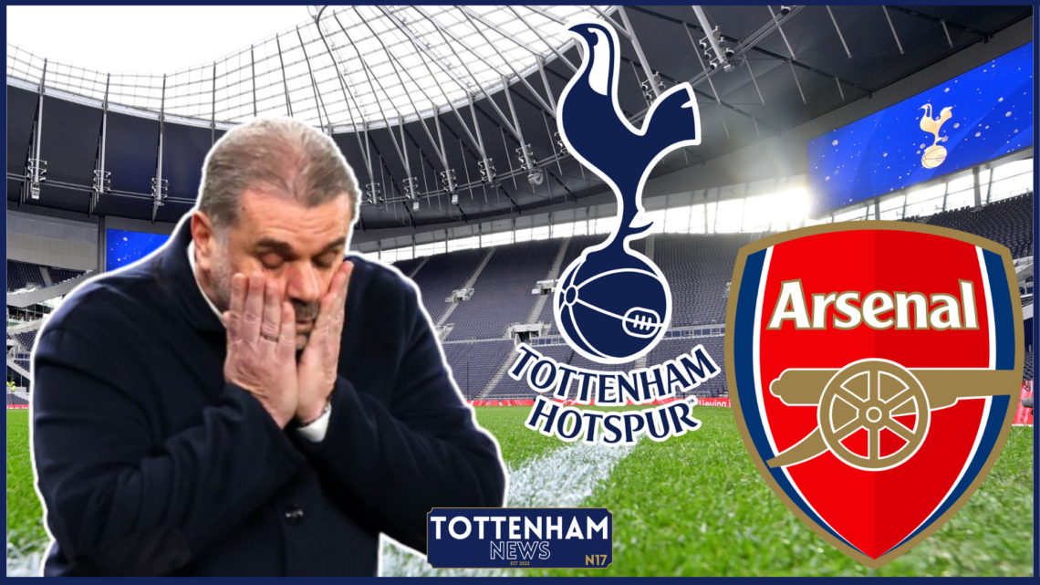 Ange Postecoglou, Arsenal badge, Tottenham badge