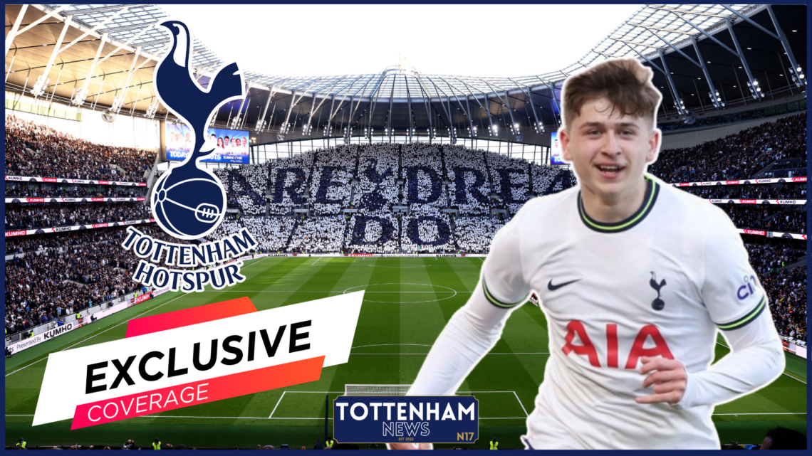 Mikey Moore, Tottenham badge