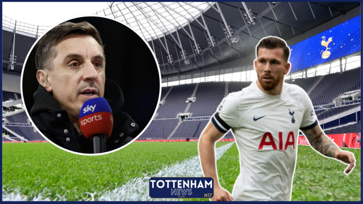 Pierre-Emile Hojbjerg, Gary Neville, Tottenham, Manchester City