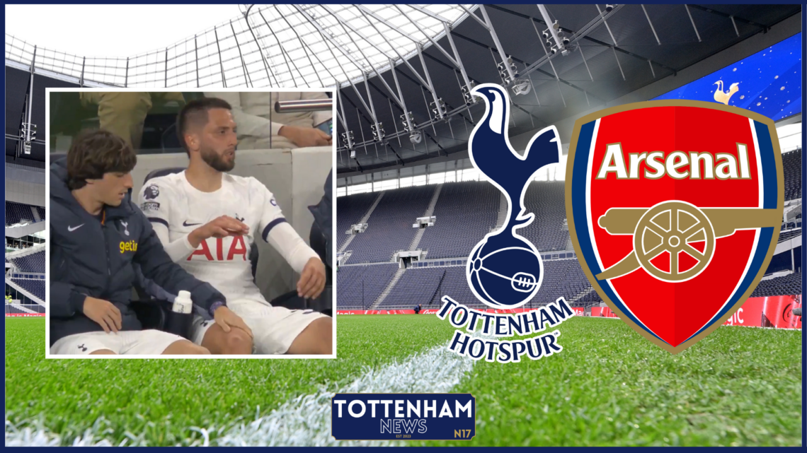 Rodrigo Bentancur, Tottenham badge, Arsenal badge