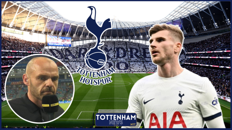 Timo Werner, Danny Murphy, Tottenham badge