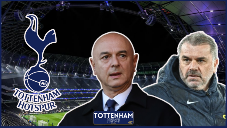 Tottenham badge, Daniel Levy, Ange Postecoglou