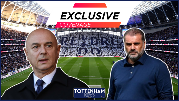 Daniel Levy, Ange Postecoglou, Tottenham badge