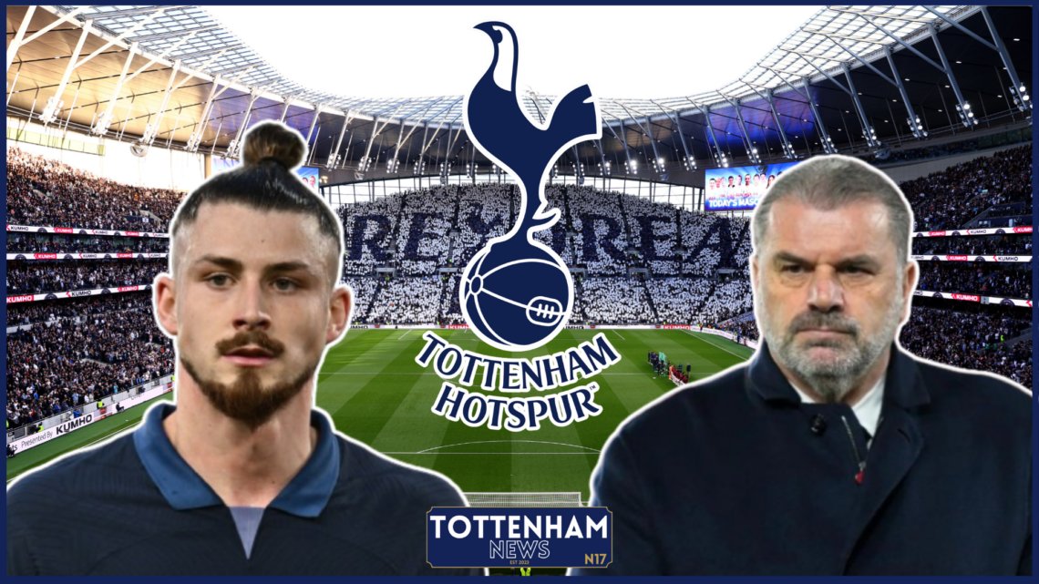 Radu Dragusin, Ange Postecoglou, Tottenham badge
