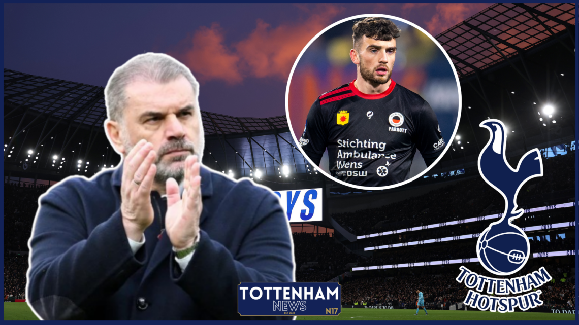 Troy Parrott, Ange Postecoglou, Tottenham badge