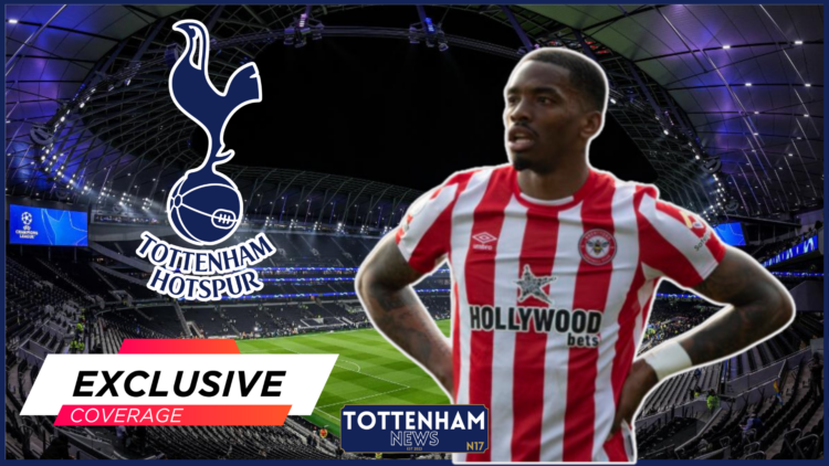 Tottenham badge, Ivan Toney