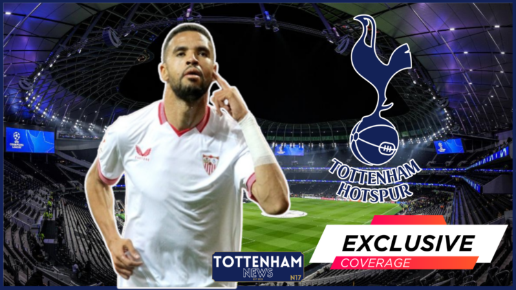 Youssef En-Nesyri, Tottenham badge