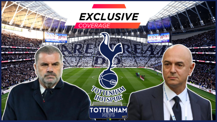 Ange Postecoglou, Daniel Levy, Tottenham badge