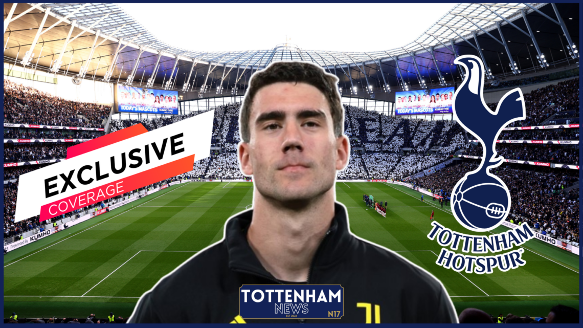 Dusan Vlahovic, Tottenham badge