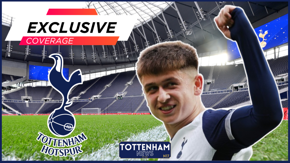 Mikey Moore, Tottenham badge