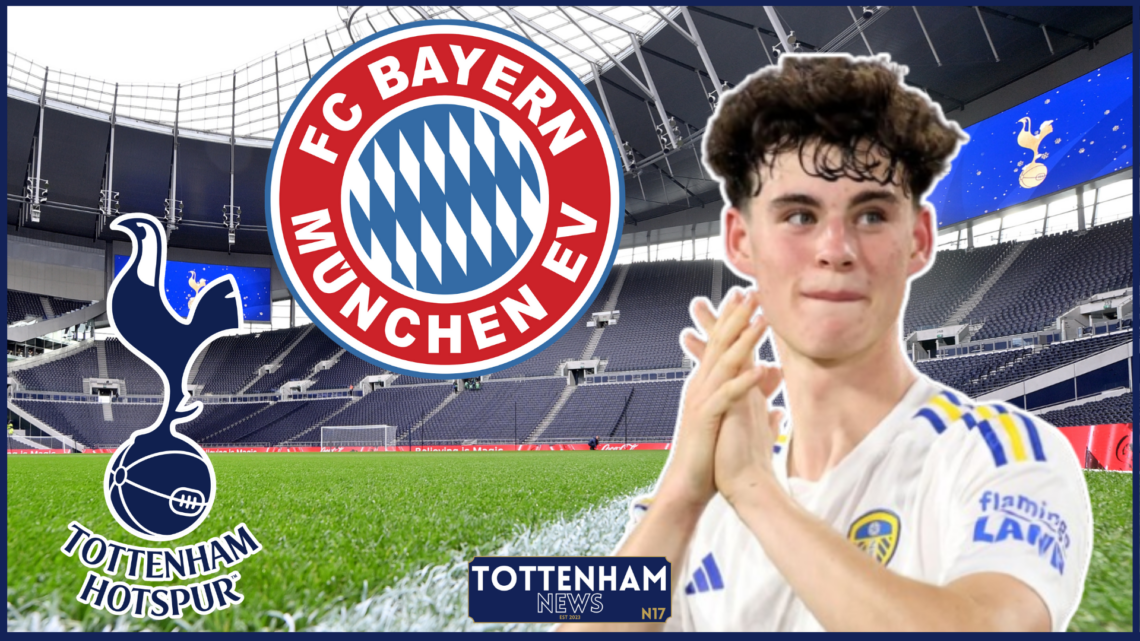 Archie Gray, Tottenham badge, Bayern Munich