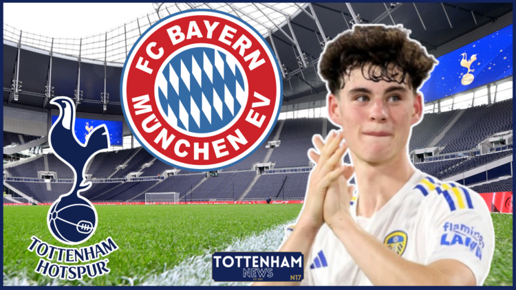 Archie Gray, Tottenham badge, Bayern Munich
