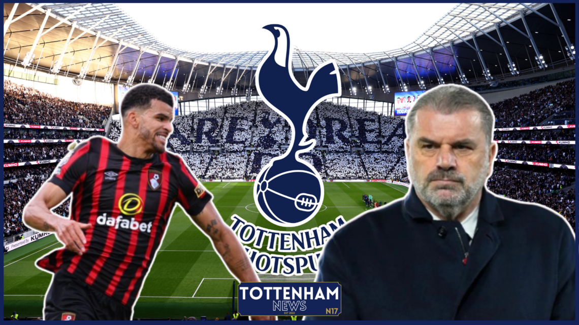 Dominic Solanke, Ange Postecoglou, Tottenham badge