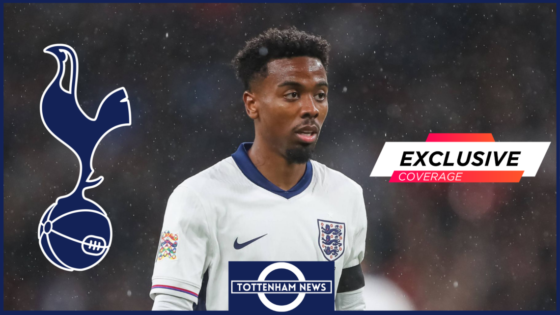 Angel Gomes, Tottenham badge