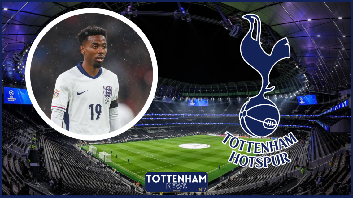 Angel Gomes, Tottenham badge