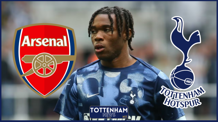 Destiny Udogie Tottenham Arsenal badges
