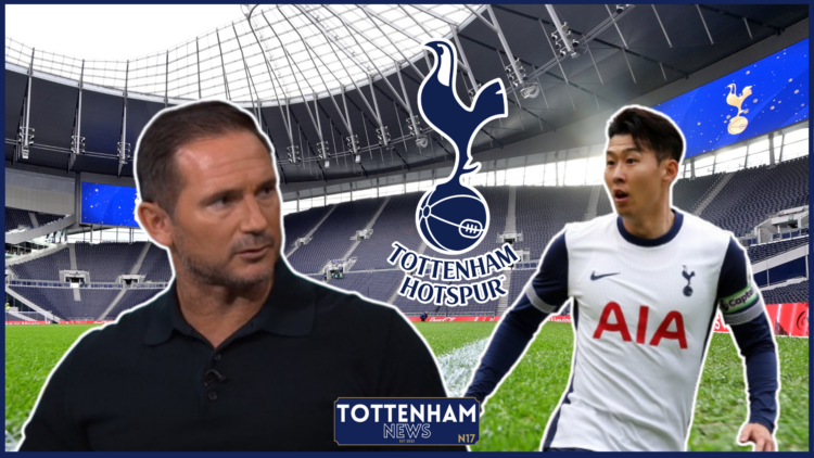 Frank Lampard, Son Heung-Min, Tottenham badge