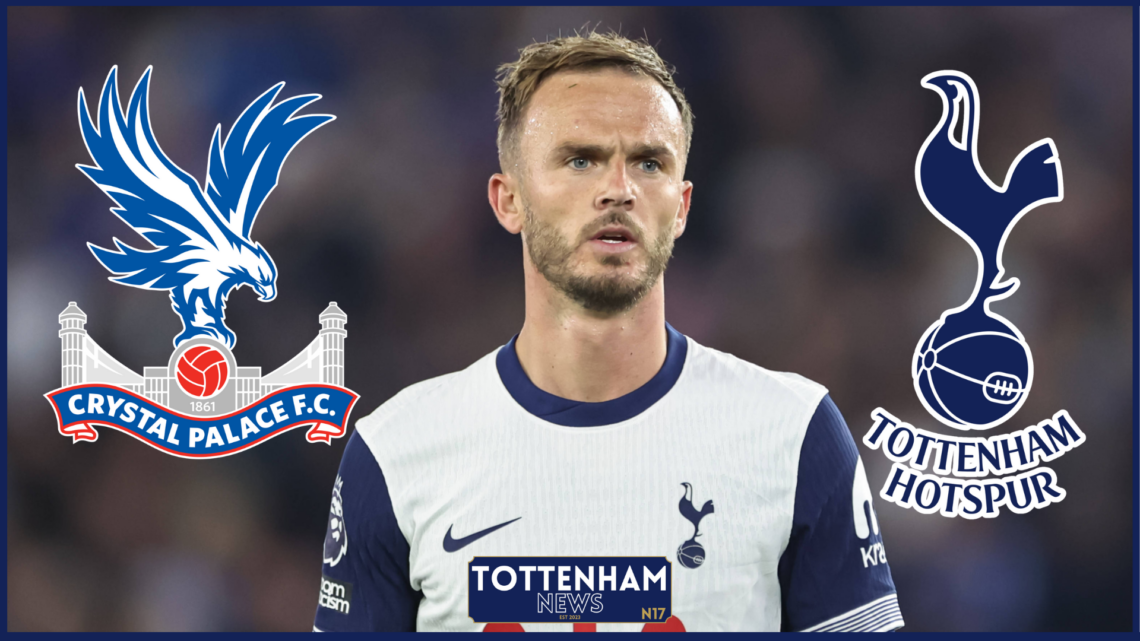 James Maddison Crystal Palace Tottenham badges