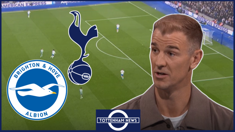 Joe Hart, Dominic Solanke, Tottenham badge, Brighton badge