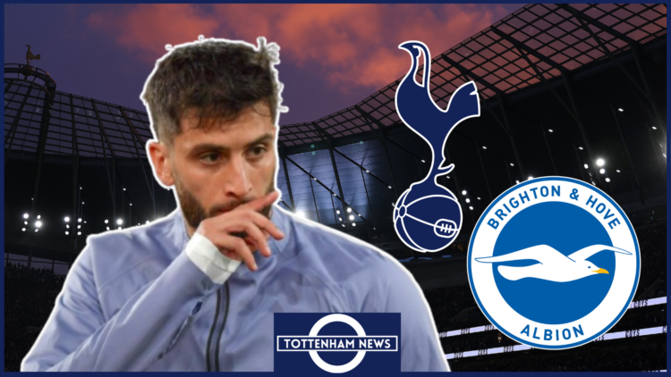 Rodrigo Bentancur, Tottenham badge, Brighton badge