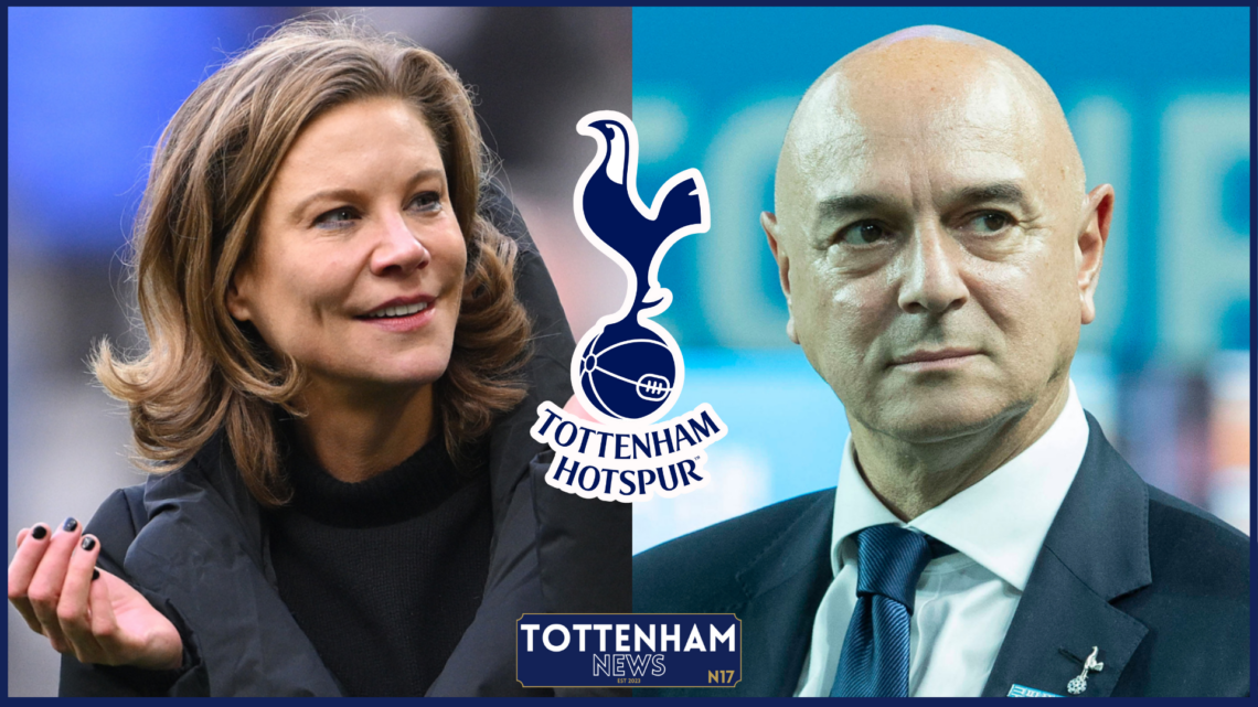 Tottenham, Daniel Levy and Amanda Staveley