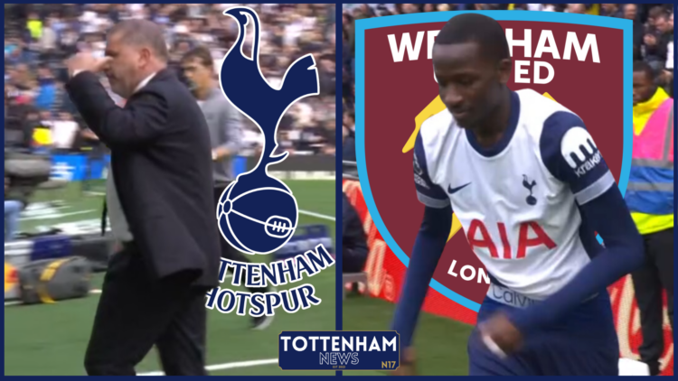 Tottenham West Ham Postecoglou Sarr