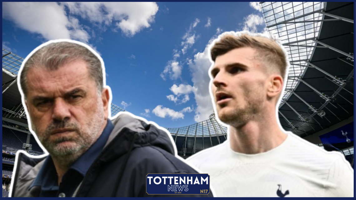 Ange Postecoglou Timo Werner Tottenham