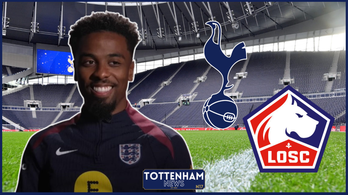 Angel Gomes, Tottenham badge, Lille badge