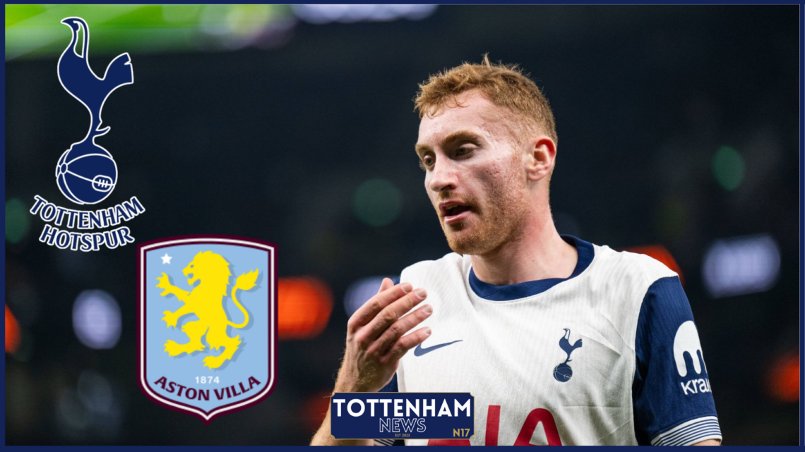 Dejan Kulusevski, Aston Villa badge, Tottenham badge