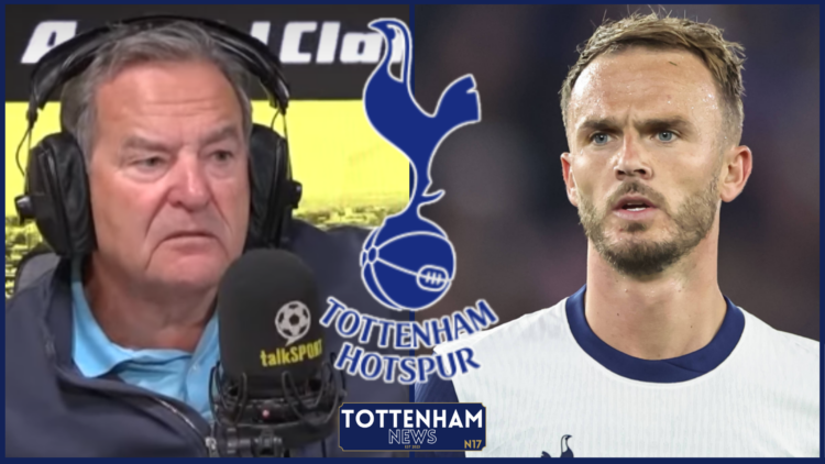 Jeff Stelling, James Maddison, Tottenham badge