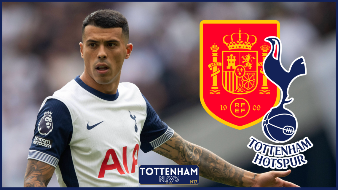 Pedro Porro Tottenham Spain badges