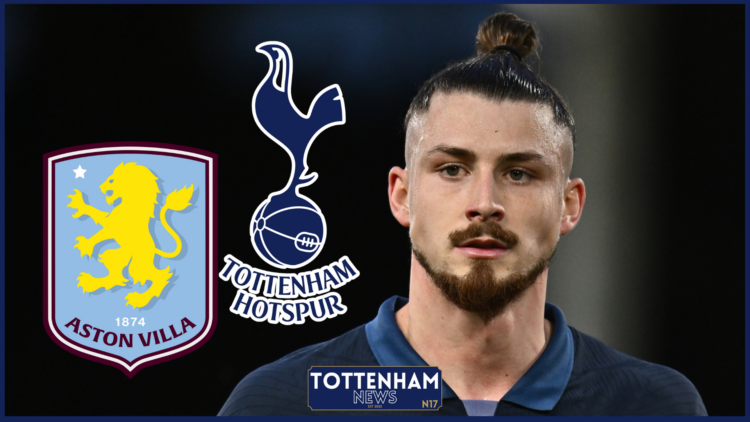 Radu Dragusin Aston Villa Tottenham badges