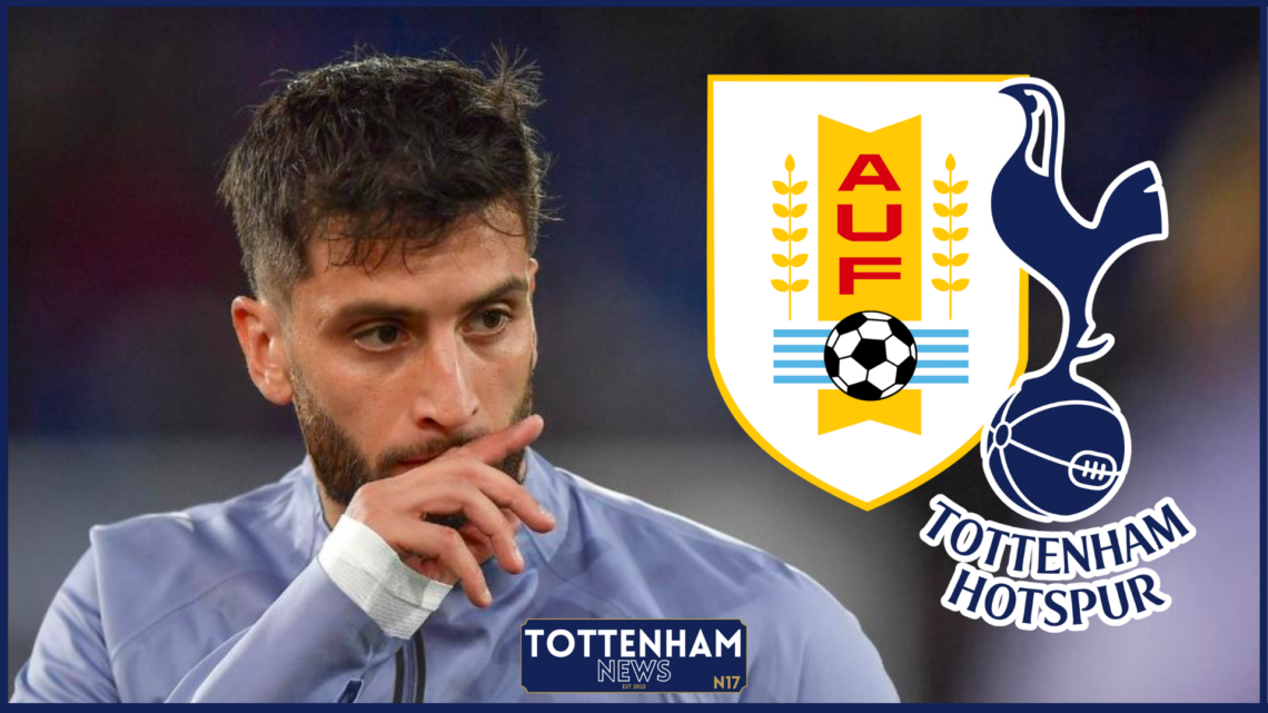 Rodrigo Bentancur Tottenham Uruguay badges