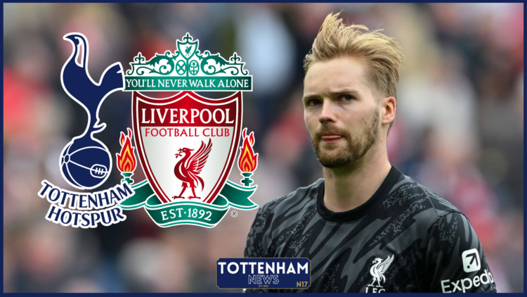 Caoimhin Kelleher, Liverpool and Tottenham badges