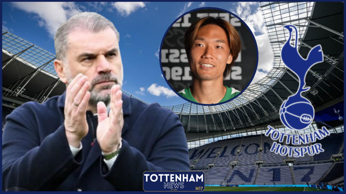 Ange Postecoglou, Ko Itakura, Tottenham badge