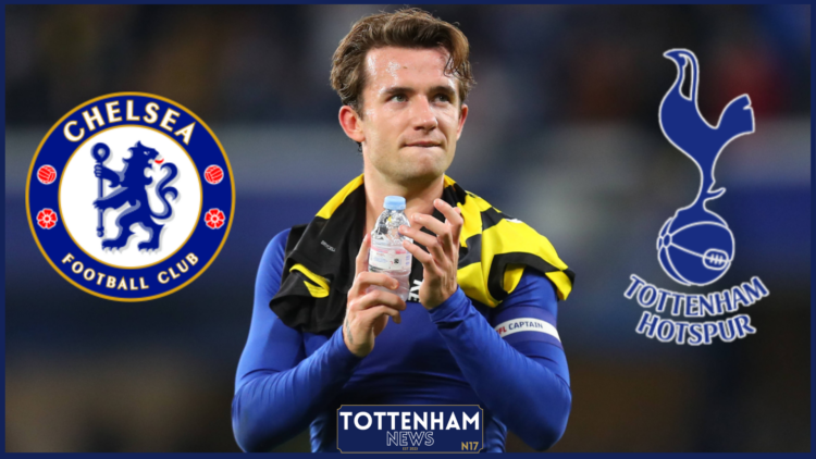 Ben Chilwell, Tottenham badge, Chelsea badge