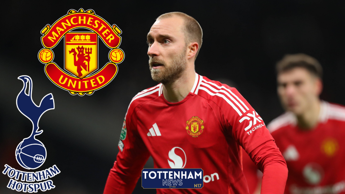 Cristian Erikesen Tottenham Man United